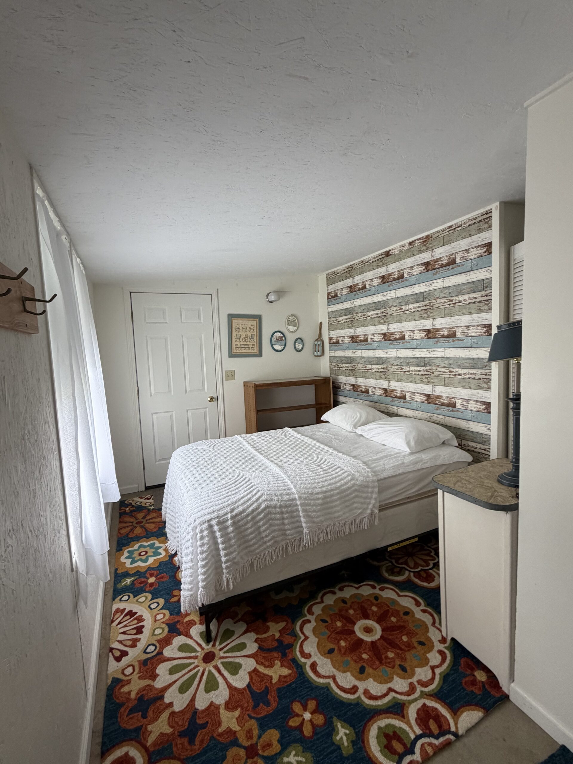 full bed on south end of cottage